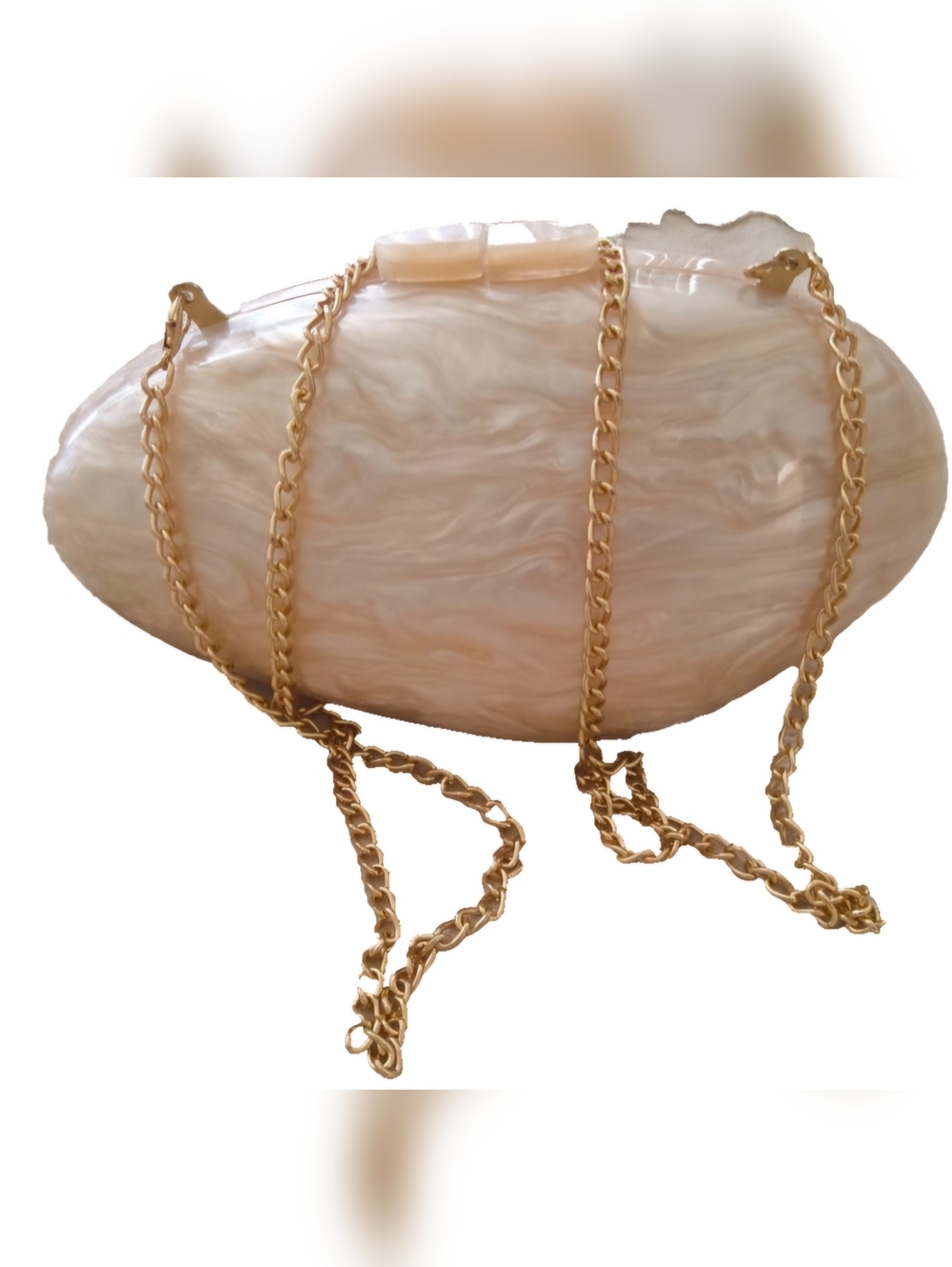 Shell Shaped  Luxury Evening Clutch - Picture 2 of 11